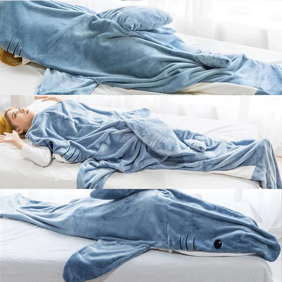 ComfyShark™ | Gemütliche All-in-One-Decke