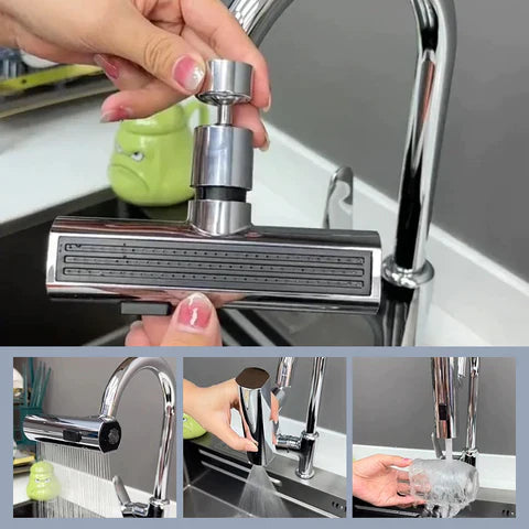 Waterval Kraan™ | Stilvolle 3-in-1 Ergonomische Armatur
