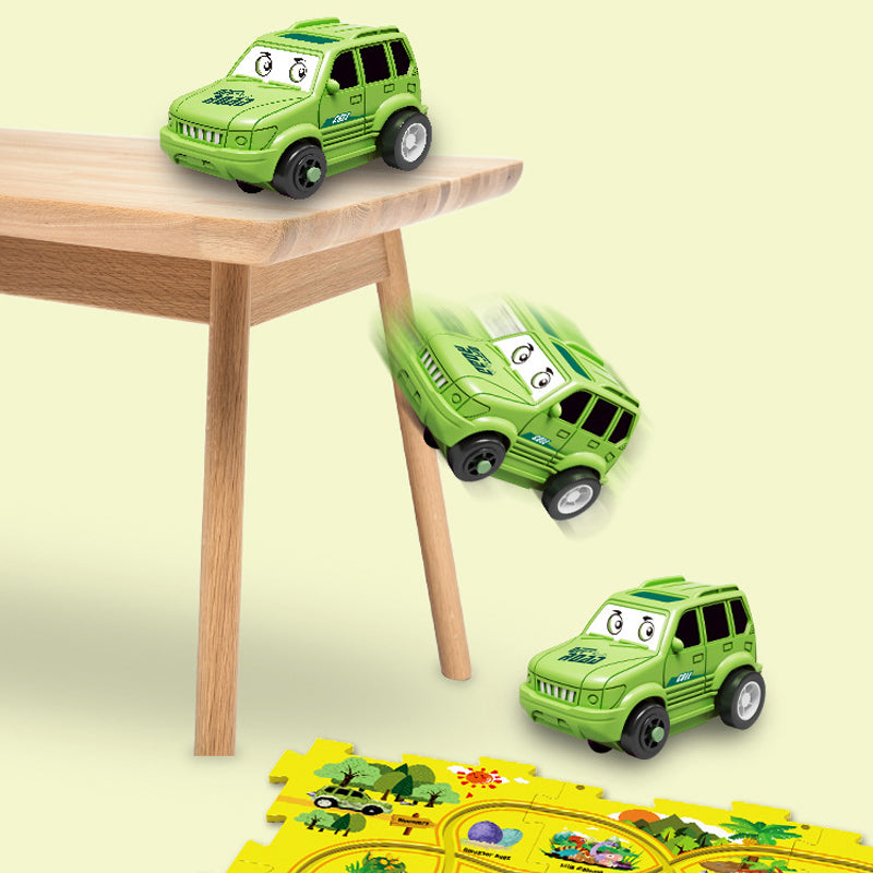 Rennstrecken-Puzzle | Förder die Kreativität deines Kindes