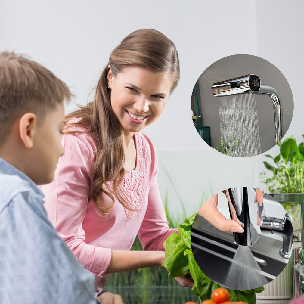Waterval Kraan™ | Stilvolle 3-in-1 Ergonomische Armatur