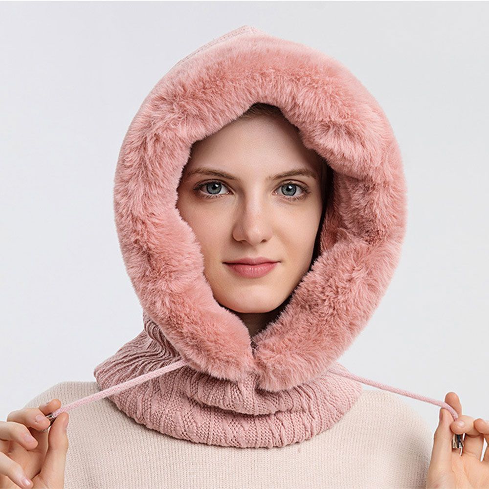 WinterCozy | Warme gestrickte Kapuzenschal