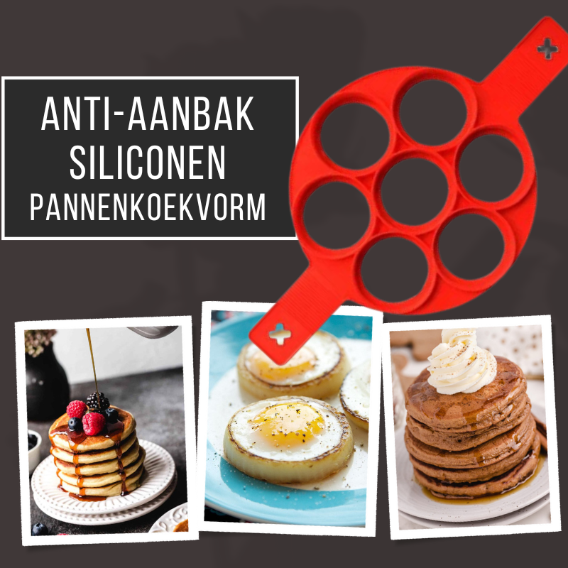 Silikon Mini-Pfannkuchenform | Mache köstliche American Pancakes
