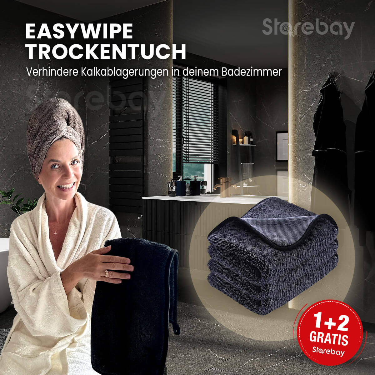 EasyWipe - Trockentuch - 1+2 GRATIS