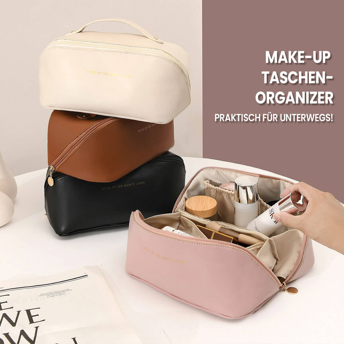 Make-up Taschenorganizer | Praktisch für unterwegs