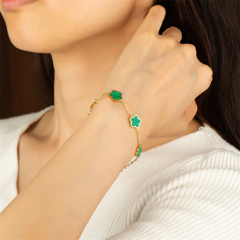 Valentina - Elegantes Kleeblatt Armband (1+1 Gratis)