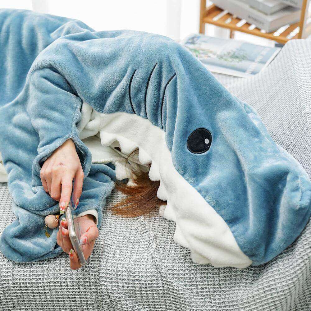 ComfyShark™ | Gemütliche All-in-One-Decke