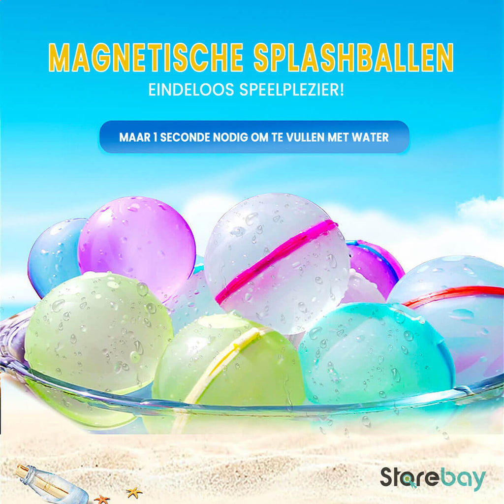 SplashBallen™ | Wiederverwendbare magnetische Wasserballons