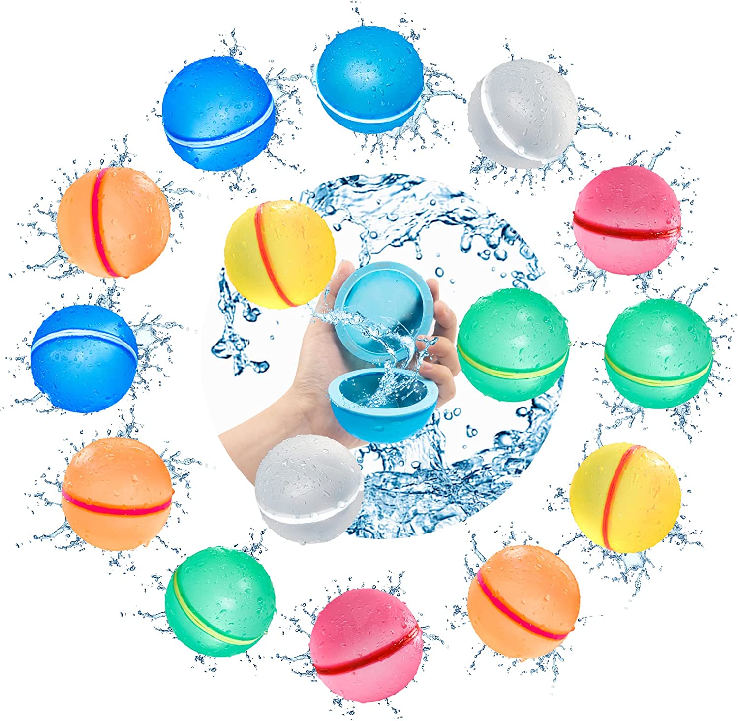 SplashBallen™ | Wiederverwendbare magnetische Wasserballons