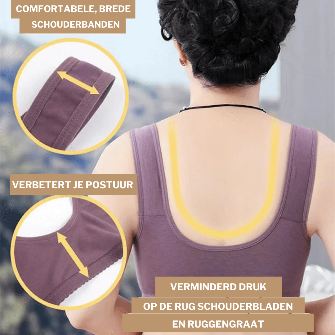 Unterstützender Comfy-BH mit Frontverschluss (1+1 KOSTENLOS)