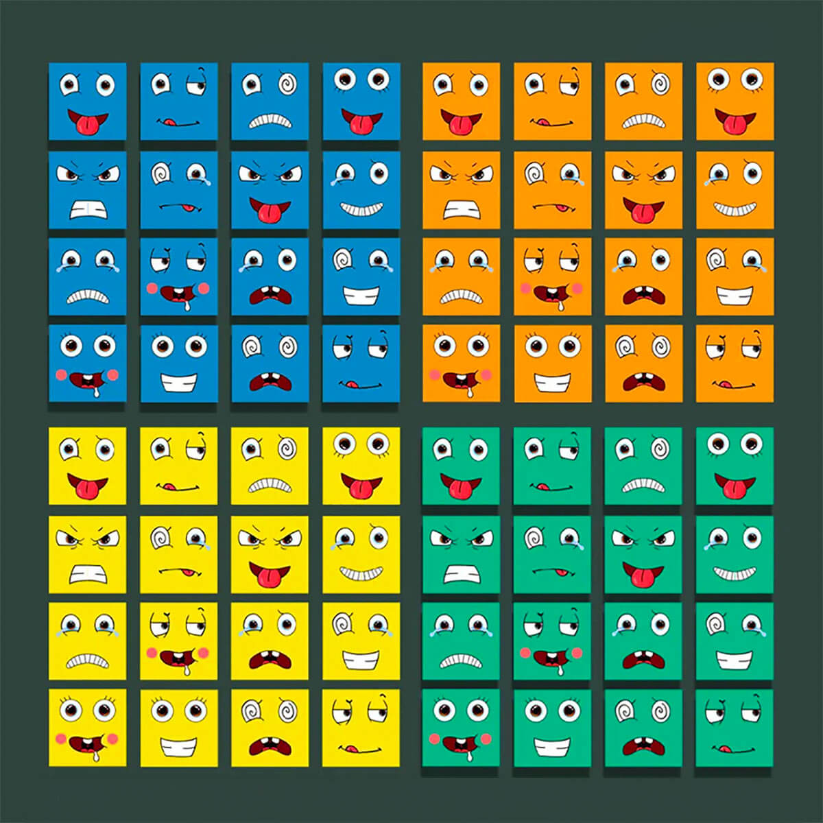 Ausdrucks-Puzzle-Spiel | Spaß für Jung und Alt