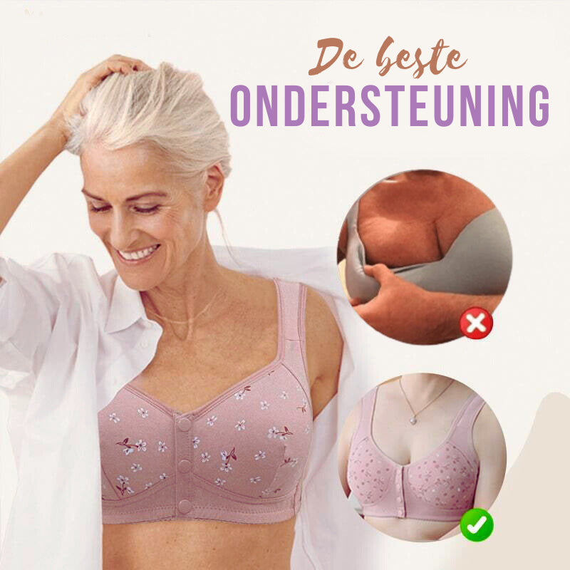 Unterstützender Comfy-BH mit Frontverschluss (1+1 KOSTENLOS)