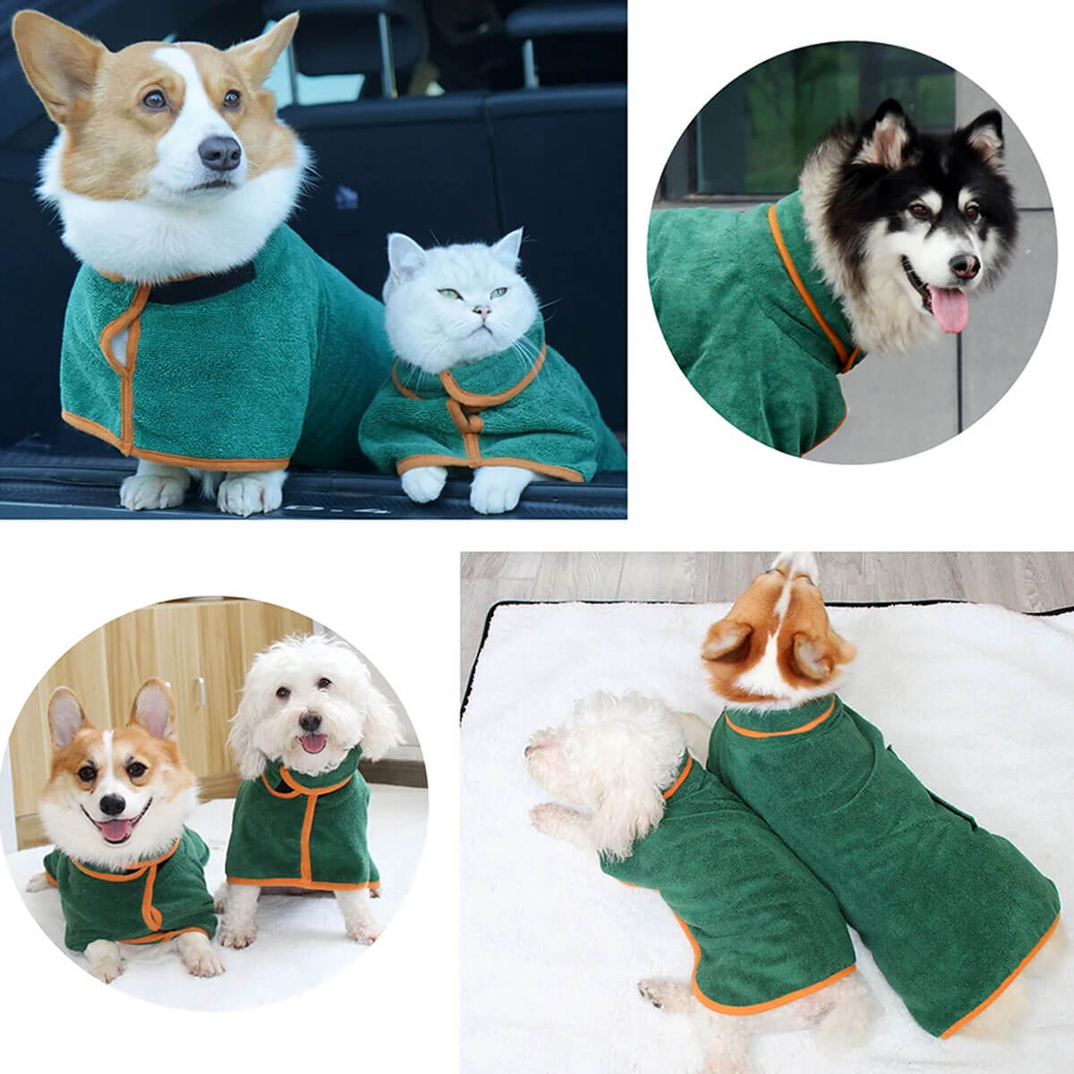 DogCuddleCoat™ | Bademantel für Hunde