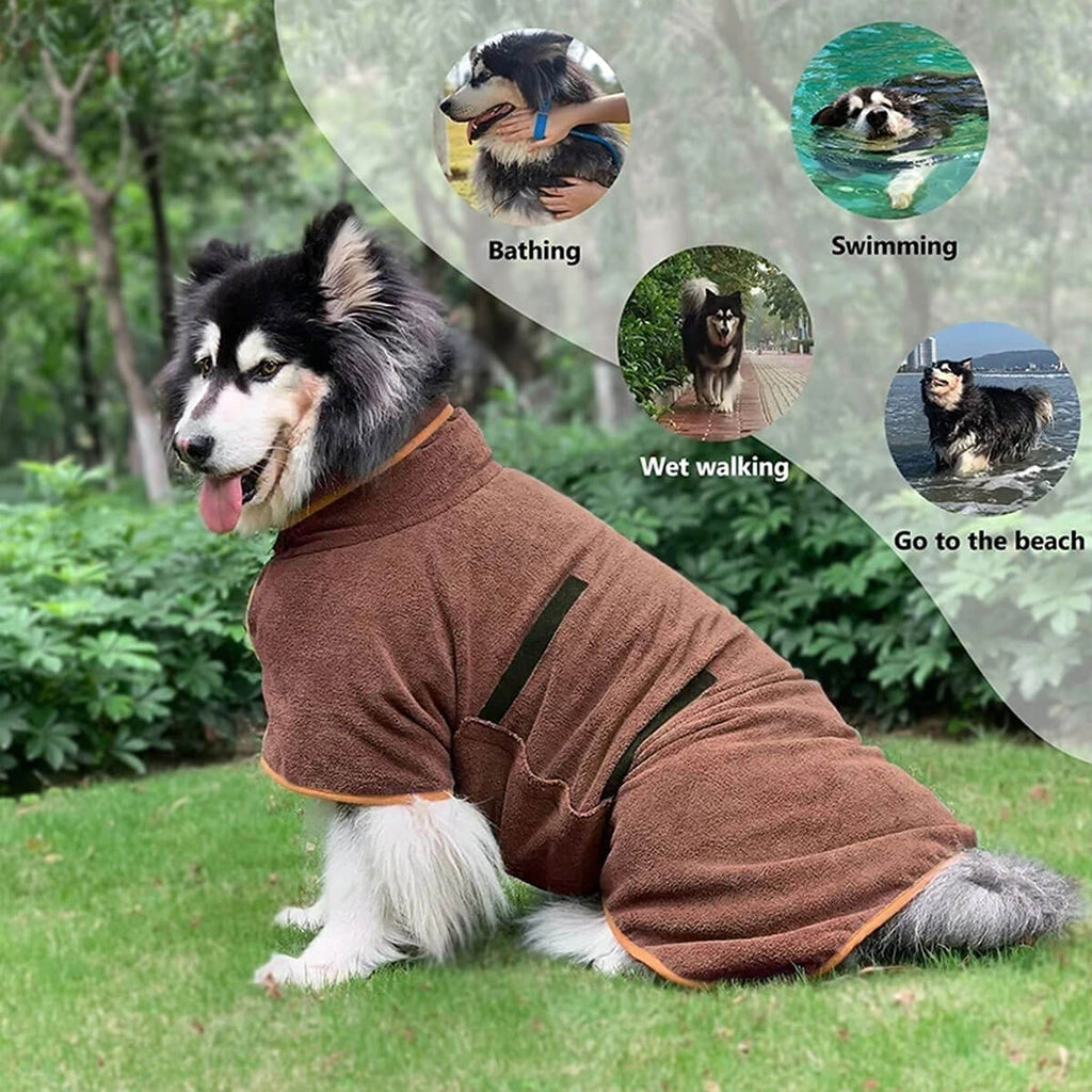 DogCuddleCoat™ | Bademantel für Hunde