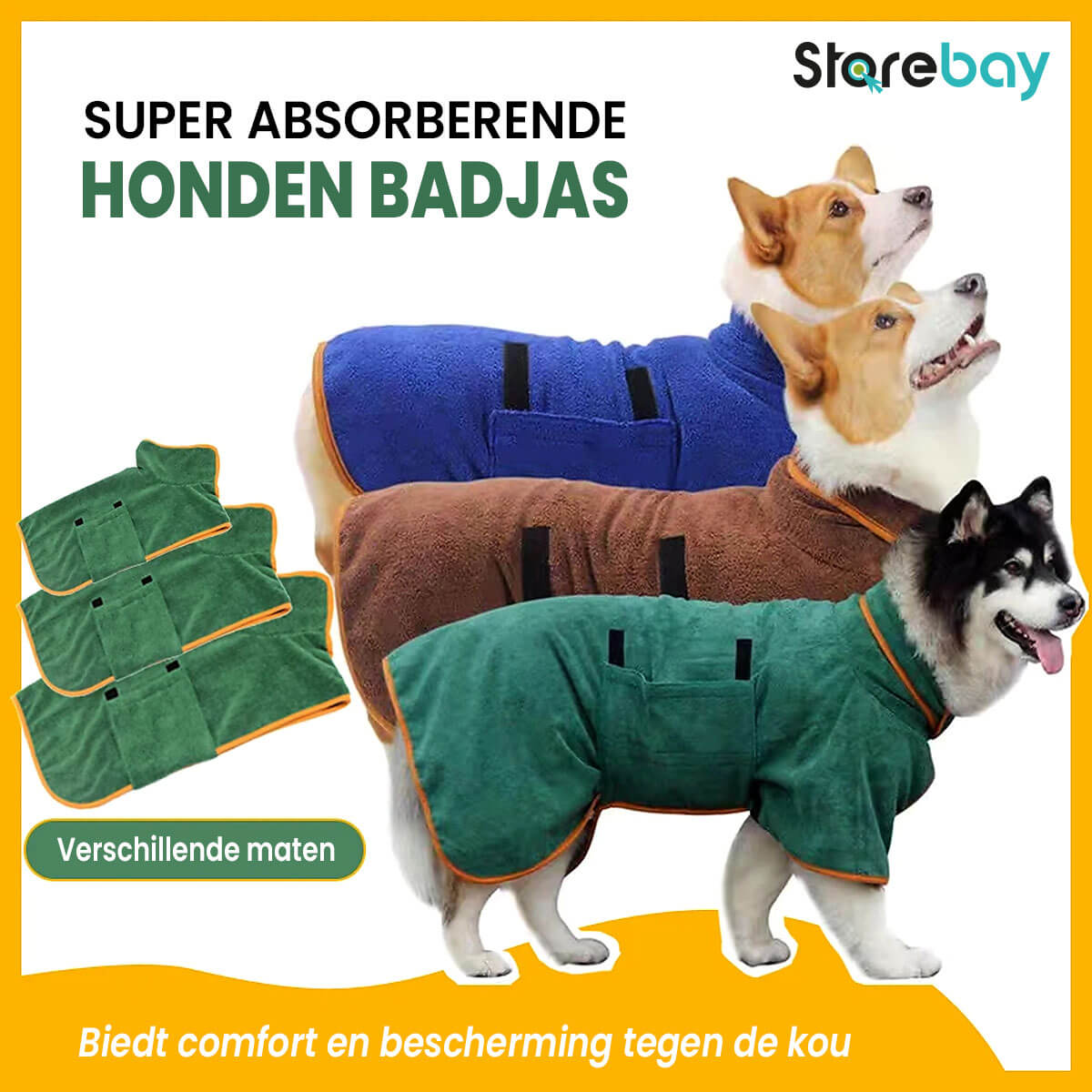 DogCuddleCoat™ | Bademantel für Hunde