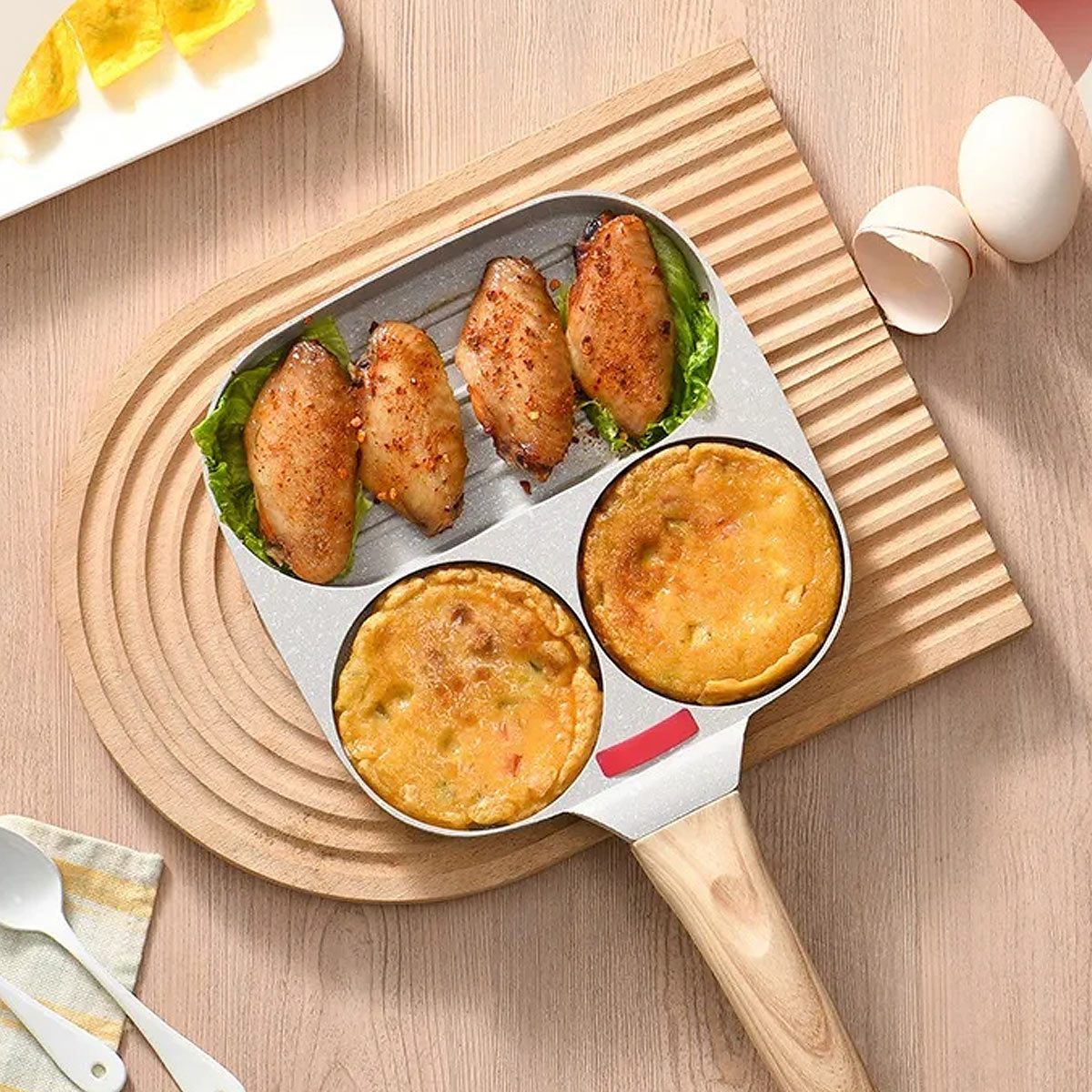 Multi 4-in-1 Antihaft-Pfanne | Ein Muss für deine Pfannensammlung