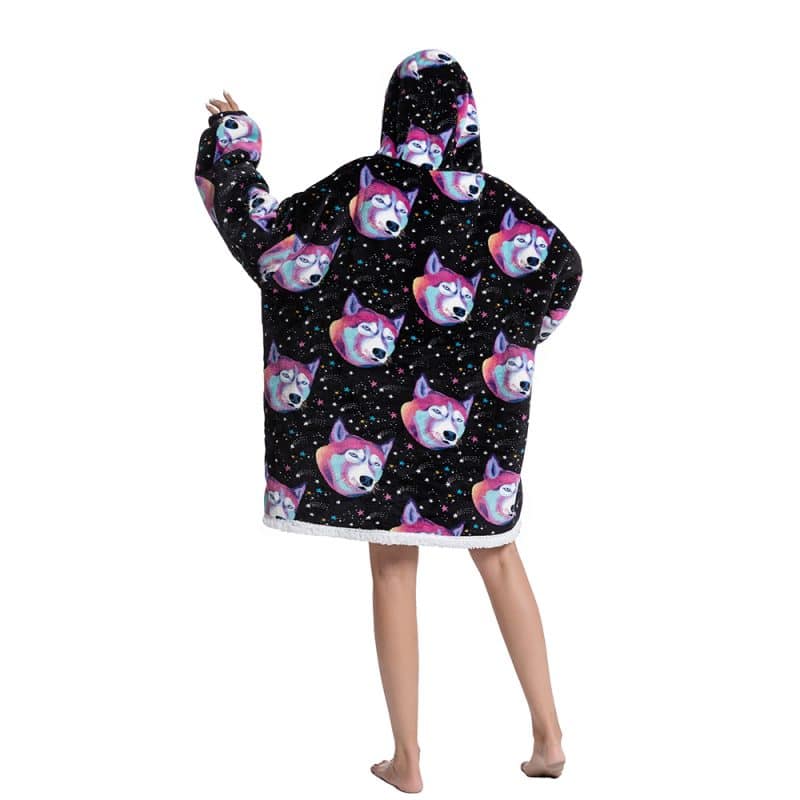 Shoodie™ Husky | Nie mehr frieren mit dieser warmen Fleecedecke!
