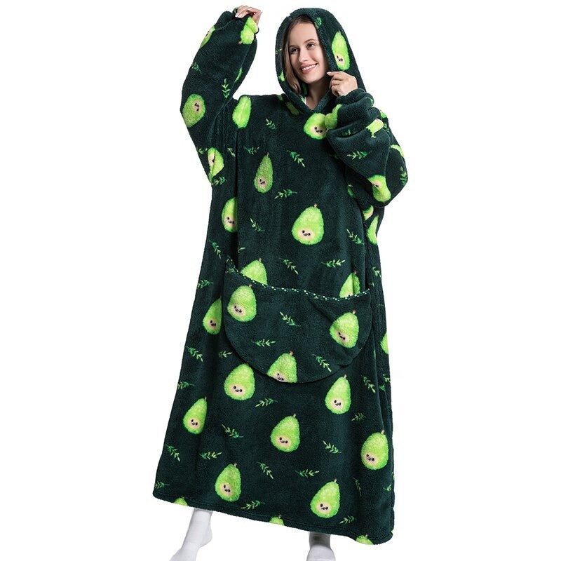 Shoodie™ Peer Extra Lang | Nie wieder frieren mit dieser warmen Fleece-Hoodie-Decke!!