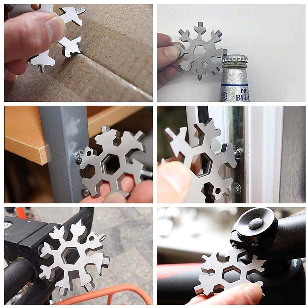 Snowflake 18-in-1 Multi-Tool | Immer das richtige Werkzeug für jede Aufgabe